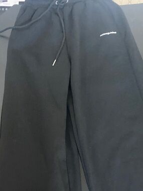 NWT Missguided Black Drawstring Sweatpants XS